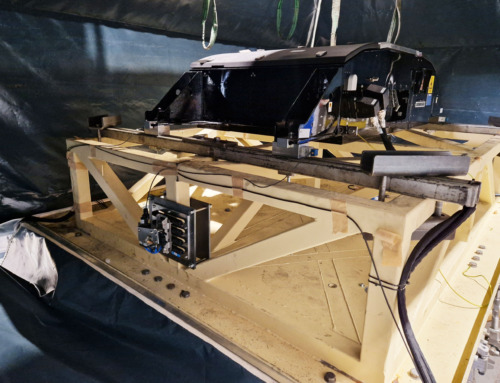 Vibration test under operation with propane