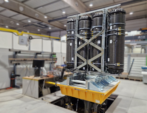 Vibration test of a 700-bar storage system