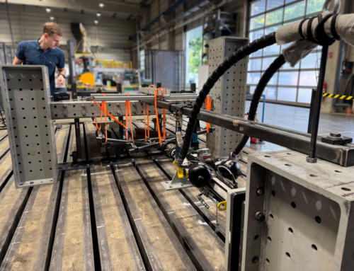 Static test on a partition wall from Diehl Aviation